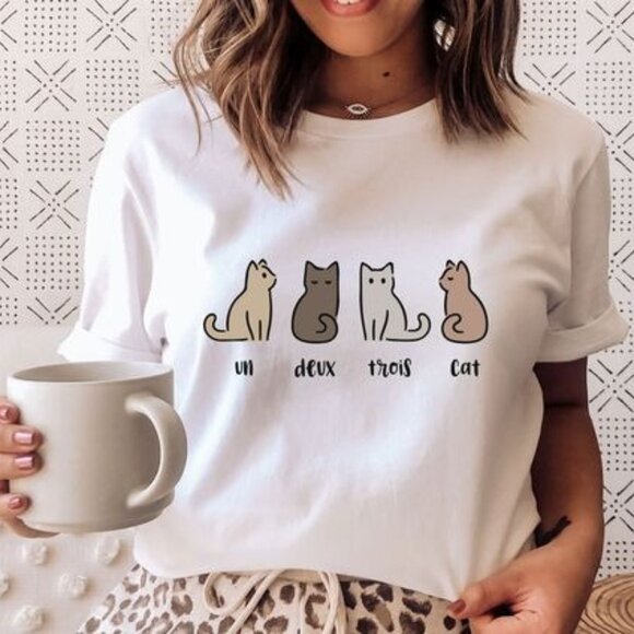 Cat Lover Shirt, Funny Cat Shirt, Cat Tee shirt - Picture 1 of 3
